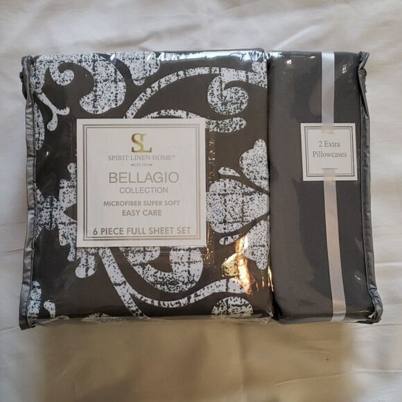 🆕️Bellagio full sheet set (2 extra pillowcases) - Picture 1 of 2